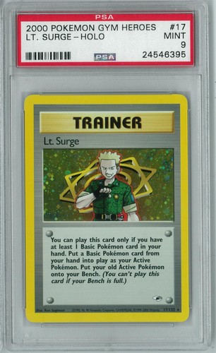 Lt. Surge (Unlimited) graded PSA 9 for sale on eBay