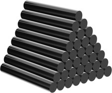 36 Pack Black Hot Glue Sticks, 3.93 X 0.43 in Full Size Hot Melt Glue Sticks Den 0.44 per gallon