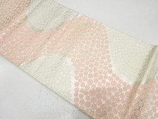 7761915: JAPANESE KIMONO JAPANESE FUKURO OBI / WOVEN KIKU