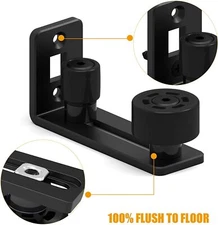 1/2/4 Pack 6 in1 Sliding Barn Door Floor Guide Upgraded Adjustable Wall Mounted