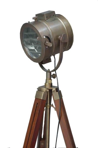 Vintage Antik & Braun 60" Zoll Stativ Stehlampe Spotlight Home Light - Bild 3 von 3