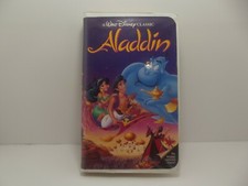 Rare Aladdin VHS, 1993 Black Diamond  1662 Walt Disney Classic Tested