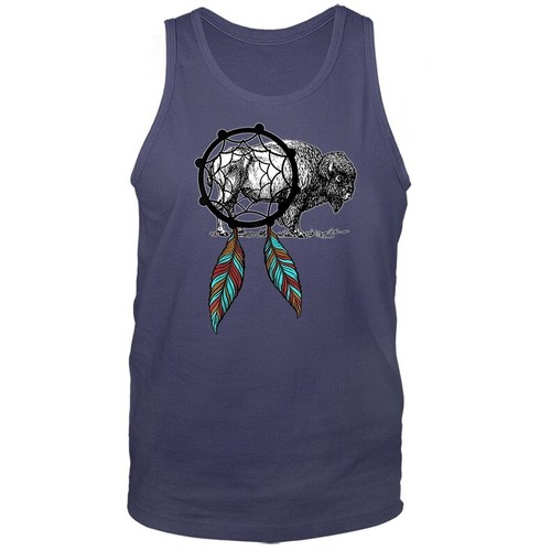 Camiseta sin mangas White Buffalo Dream Catcher Native American Indian Legends - Imagen 4 de 8