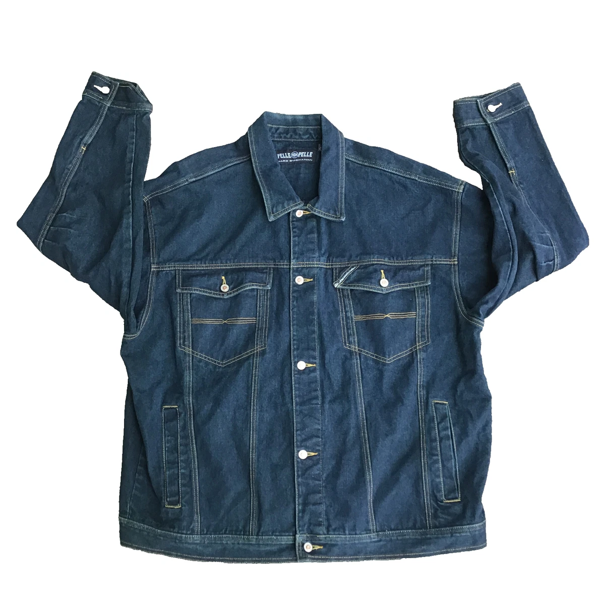 25+ Pelle Pelle Men's Denim Coats, Jackets & Vests for sale
