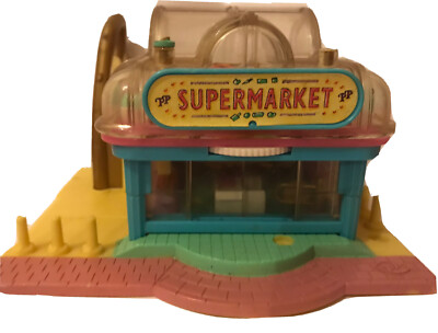 Rare Vintage Bluebird Polly Pocket Supermarket Playset 1995 - Character Included