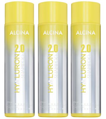 3x Alcina Hyaluron 2.0 Shampoo 250 ml