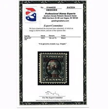 VERY AFFORDABLE GENUINE SCOTT #K7 MINT OG H SHANGHAI CHINA OVERPRINT PSE CERT