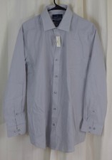 Buttoned Down Men's Tailored Fit Stretch Cotton Dress Shirt Size 16.5 32/33