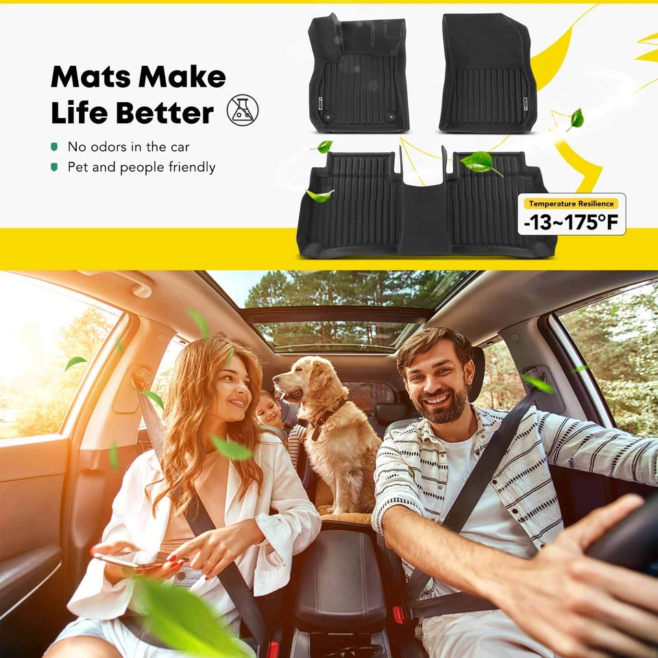 3 шт. новые передние и задние черные напольные коврики вкладыши для Buick LaCrosse 2017 2018 2019 - Изображение 3 из 4