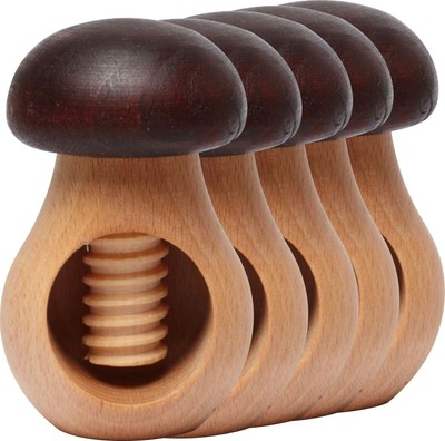 5 Stuck Nussknacker Nussknacker Als Pilz Mit Schraubgewinde Holz T Ebay