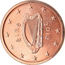 [#765991] REPUBLIKA IRLANDII, 2 Euro Cent, 2012, Sandyford, MS(63), Miedź plater