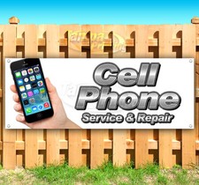 CELL PHONE SERVICE  REPAIR Advertising Vinyl Banner Flag Sign Many Sizes IPHONE