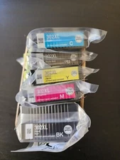Epson GENUINE 302XL High Yield Black & Color Combo Ink Cartridges XP6000 XP6100