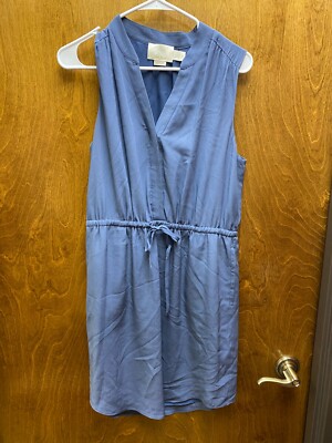 Women "Cynthia Rowley" silk blue sleeveless, above the knee dress. Size 8.  Prev. | eBay