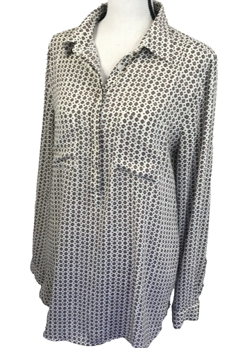 Blouse Ann Taylor LOFT - Taille M - Bleue - Occasion Très Bon état