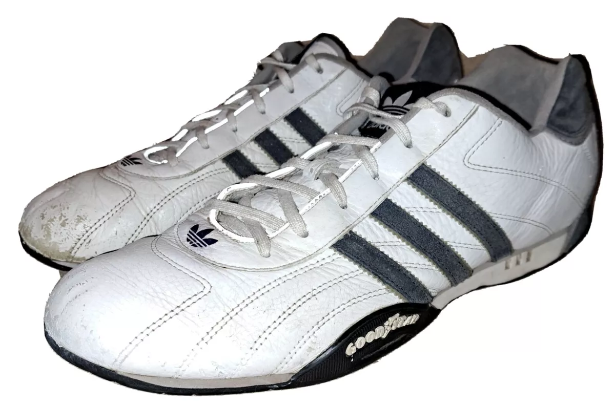 Team Goodyear Racing Driving Shoes White Grey Mens Size 12 US | eBay