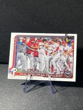 2025 Topps Philadelphia Phillies Baseball #159 Kyle Schwarber Zach Wheeler 