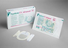 Apósito de seguridad avanzado 3M Tegaderm IV, 31/2 x 41/2 pulgadas BX de 50