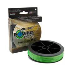 Power Pro Super 8 Slick V2 Hi-Vis Aqua Green 10 lb 300 yds Braided Fishing Line
