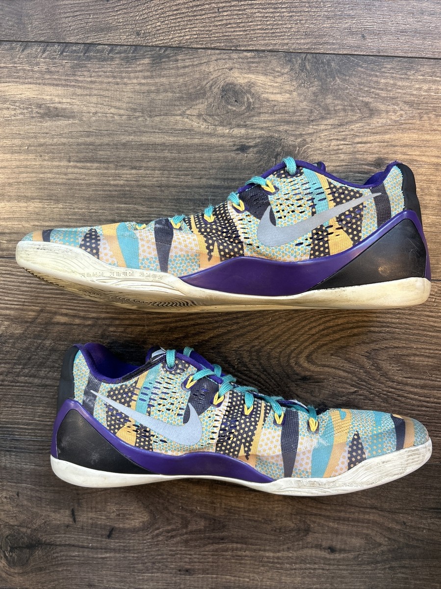 シューズ(男性用) kobe9 Nike Kobe 9 IX EM Low Unleashed Pop Art SIZE 14 DECENT TRACTION