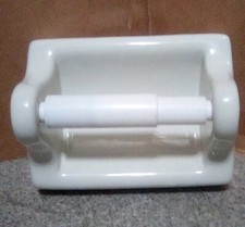 Ceramic Toilet Paper Holder/ Biscuit Color