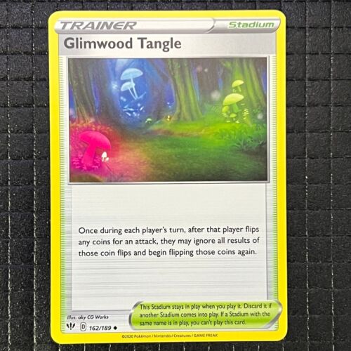 Glimwood Tangle #162/189 Darkness Ablaze Pokemon Uncommon Stadium Card - Picture 1 of 4