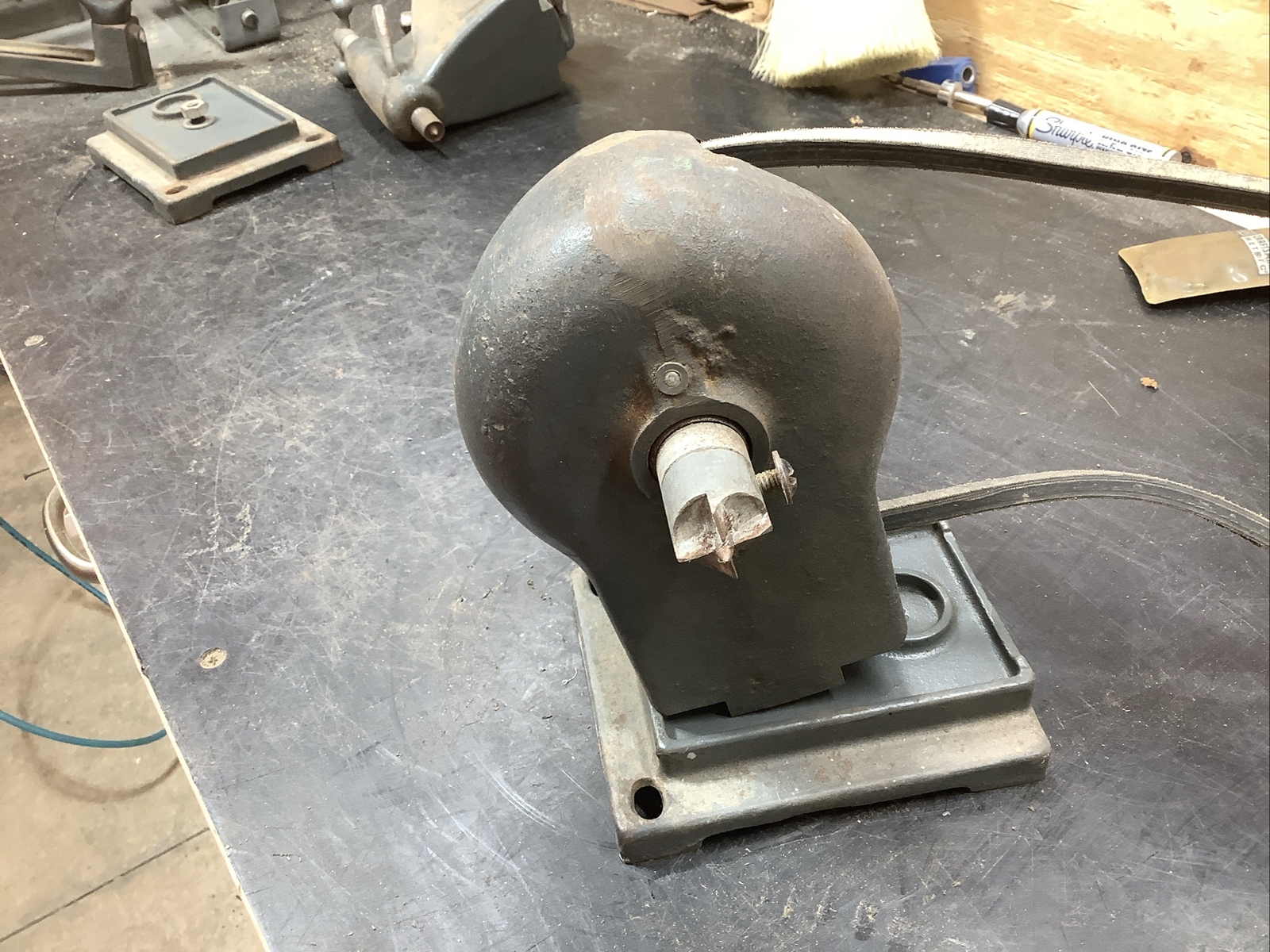 Vintage Craftsman Wood Lathe 1030602 Pulley End assembly eBay