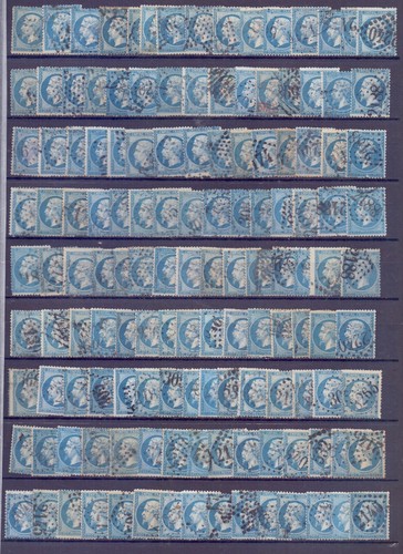 France Empire 20 cts M29 lots with of 675 used stamps! views pictures!!!