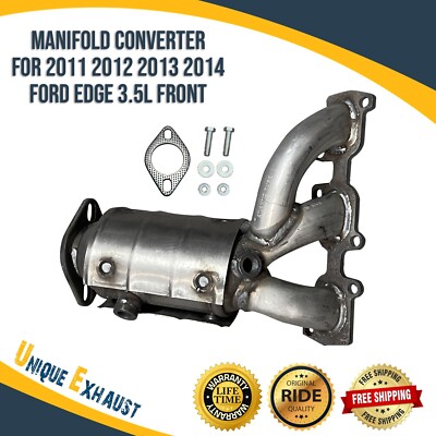 Manifold Converter For 2011 2012 2013 2014 Ford Edge 3.5L Front Fast Dispatch