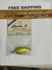 Charlie O Crankbait SOUTH CAROLINA MADE CRANKBAIT VINTAGE FISHING LURE NOS NIP