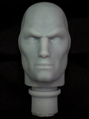 CUSTOM MEGO SILVER SURFER HEAD for 8'' FIGURE MARVEL (Z106)