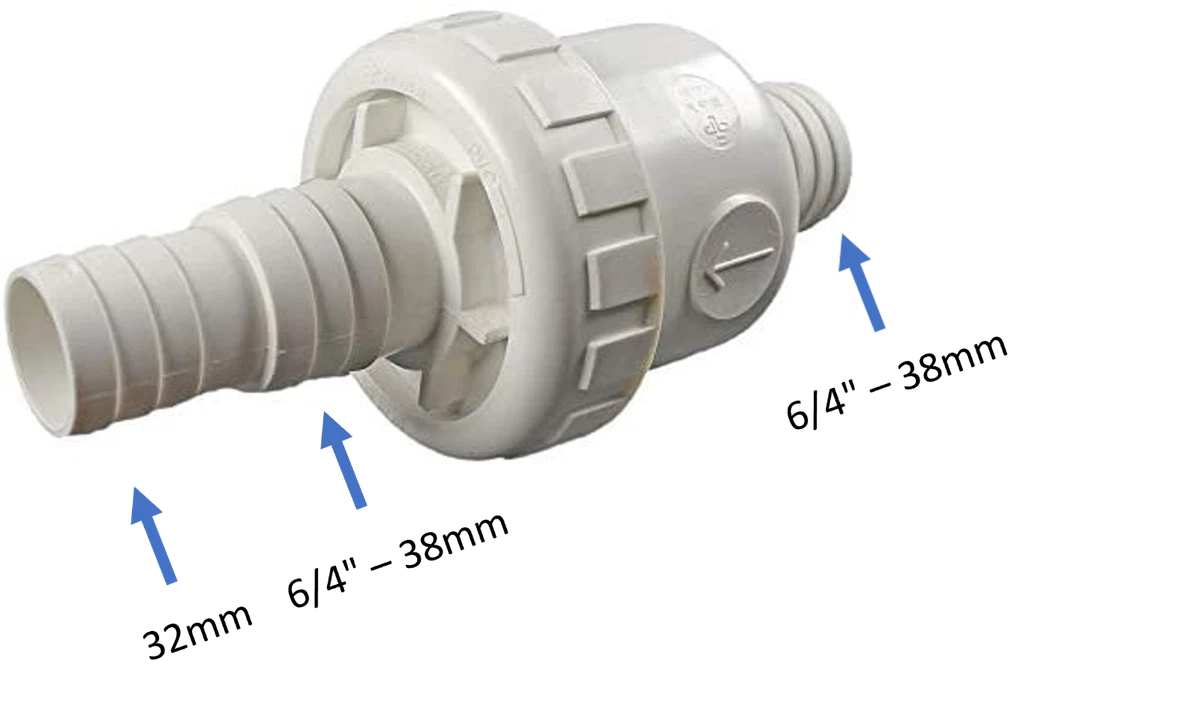 Intex 10747 Valvola Plunger ricambio 25010 piscina piscine fuoriterra Intex 10747 Valvola Plunger ricambio 25010 piscina piscine fuoriterra
