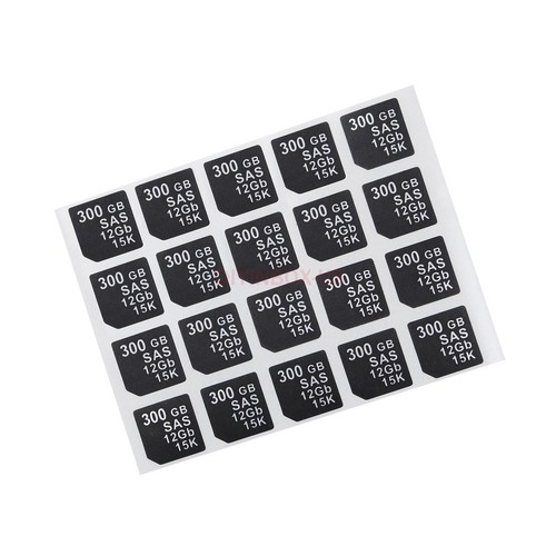 Lot of 40 Capacity Sticker Labels for DELL G14 G15 DXD9H X7K8W HDD Tray Stickers - Picture 113 of 189