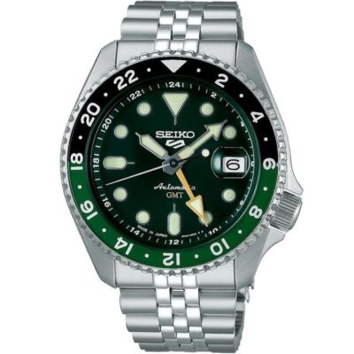 新品未使用 SEIKO 5スポーツ GMT SBSC003国内正規品 3年保証 SEIKO 5 Sports SBSC003 Blue GMT SKX Sports Style Men Watch