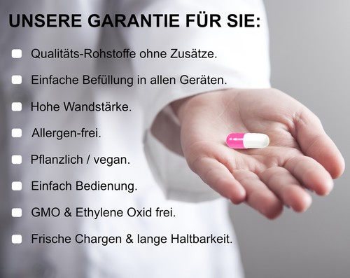Cápsulas vacías - vegetales - veganas HPMC talla 00 celulosa rosa / blanco (color) - Imagen 6 de 42
