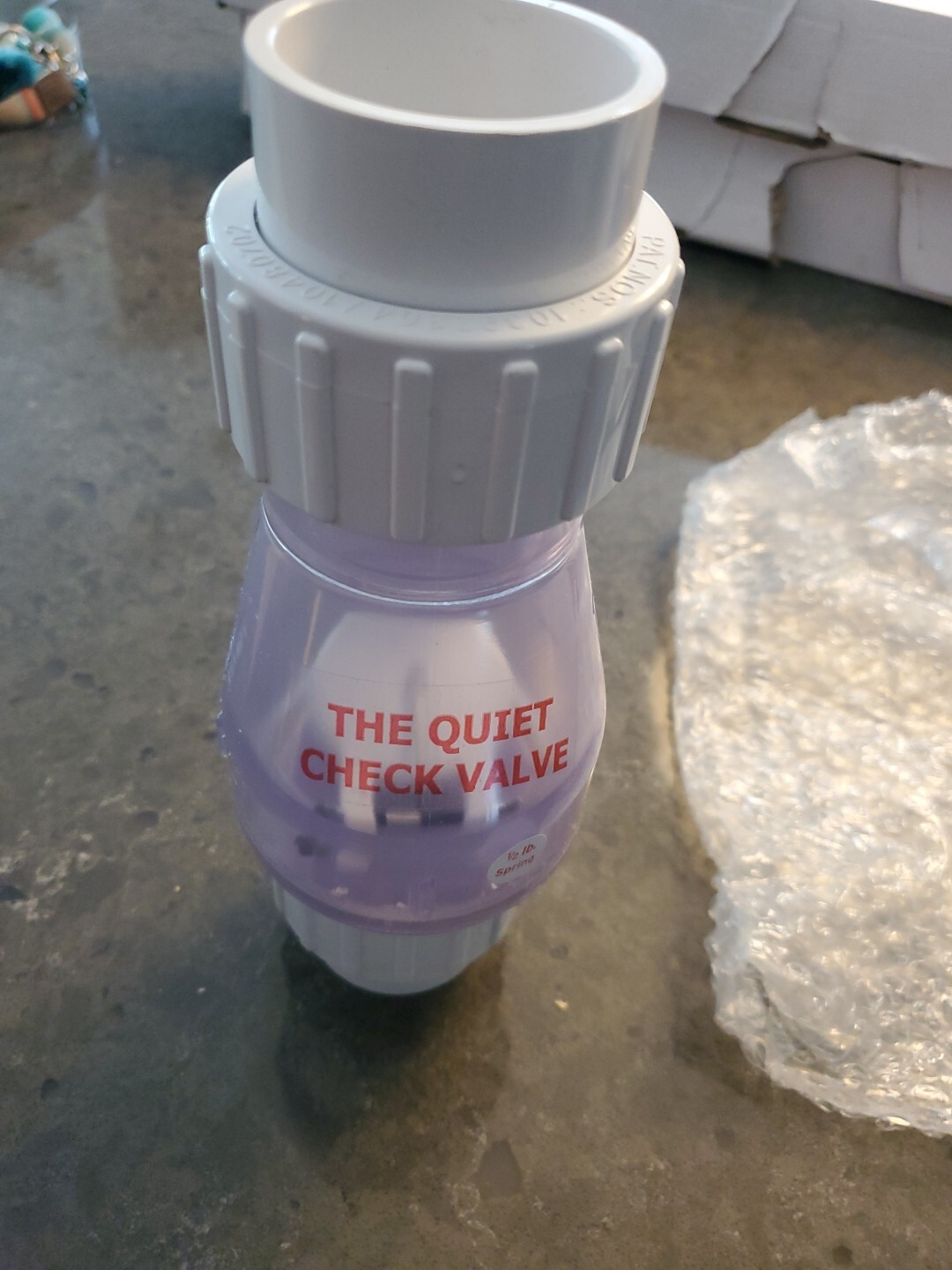 Zoeller 300041 "Quiet Check" Valve PVC eBay