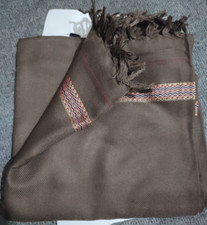 100 AFGHAN PATOO HANDMADE WARM GILGITI WOOL PASHTUN SHAWL SCARF WRAP MENS WOMEN