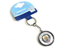 Manchester City Football Club Crest Car Keyring Key Ring Official Man Utd MUFC