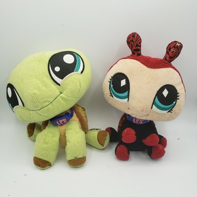 Littlest Pet Shop LPS Plush Stuffed Toy Lot 2 Turtle Ladybug 2007 Animal | eBay