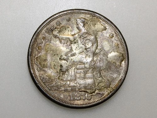 1876-S $1 TRADE SILVER ONE DOLLAR