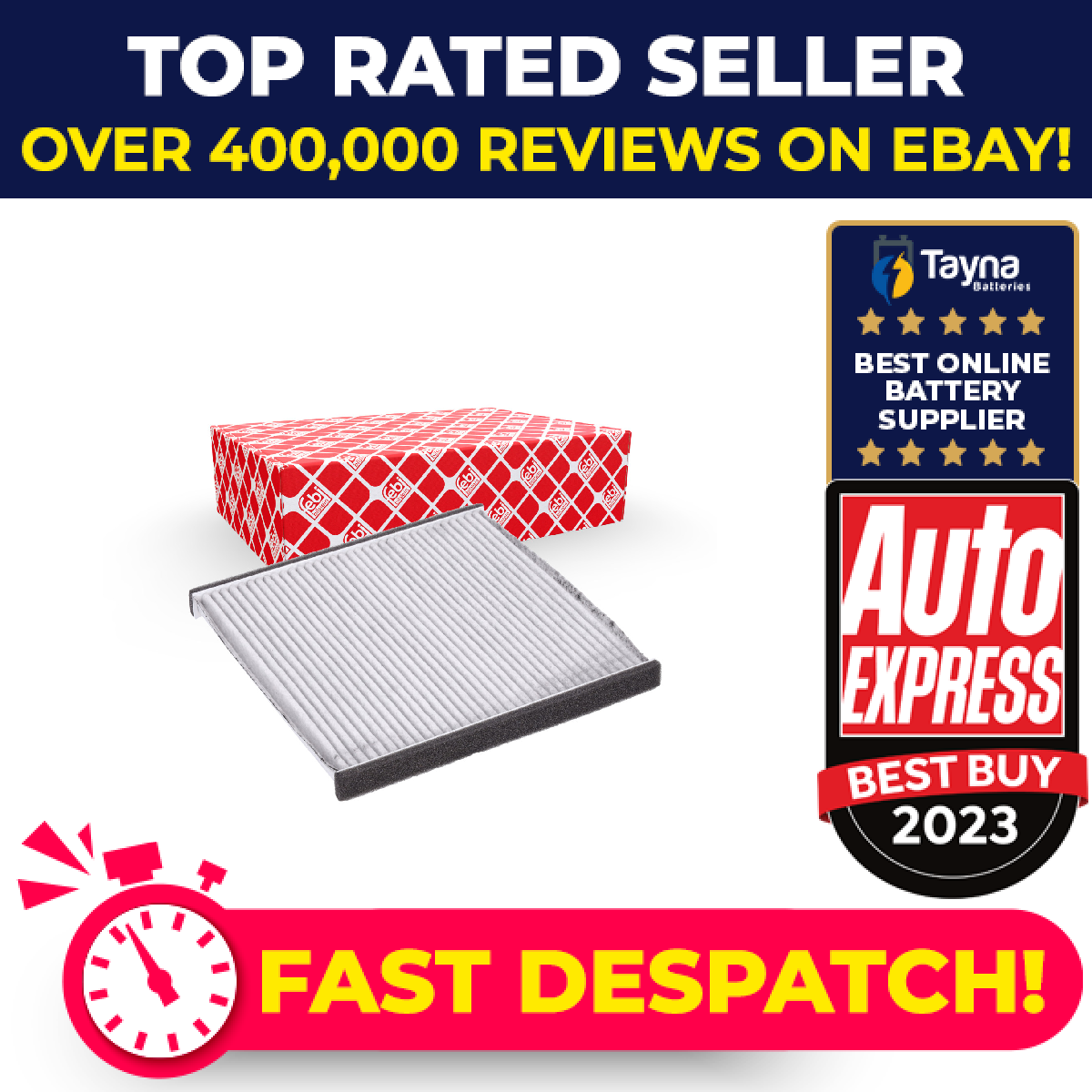 Pollen / Cabin Filter fits TOYOTA CAMRY V3 2.4 01 to 06 2AZ-FE 87139YZZ03 Febi