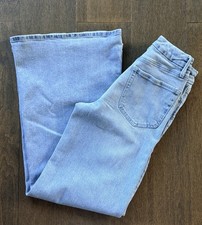 Good American Good Waist Palazzo Jeans High Rise Wide Leg Women's Size 2 26