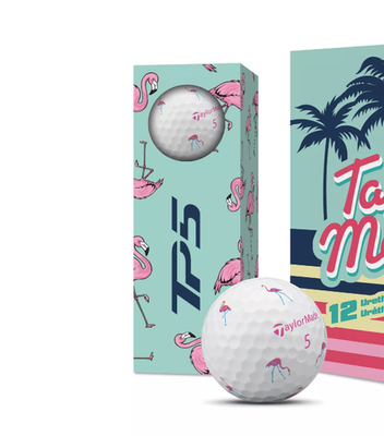 TaylorMade TP5 FLAMINGO Limited Edition Golf Balls | eBay