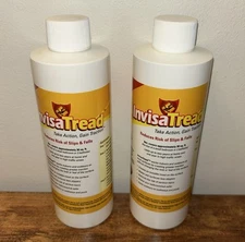 2 Bottles, Invisatread Anti-Slip Solution, 8 Ounces NEW Reduces Slips And Falls