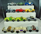 Miscellaneous Lot of 18 Vintage Mini Tonka Pickup Trucks
