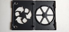 USED 14mm Standard Eco-Box Slotted Single Blk 1-Disc DVD Case with Outer Sleeve