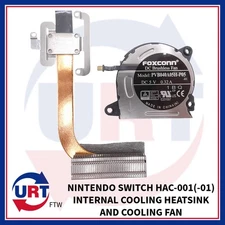 NINTENDO HAC-001(-01) INTERNAL COOLING HEATSINK AND COOLING FAN #147123#