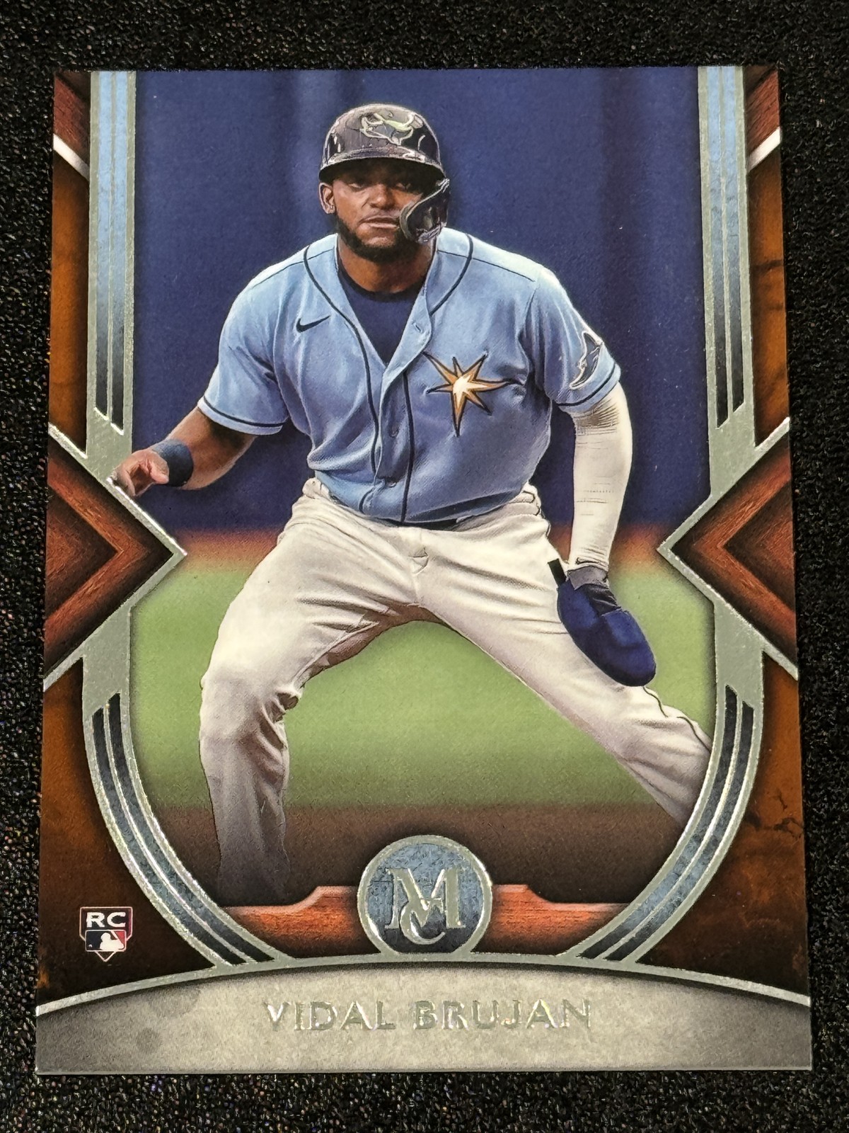 2022 Topps Museum Collection #31 Vidal Brujan Copper TB Rays