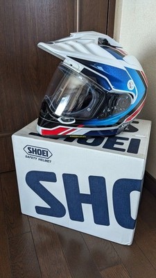 SHOEI Hornet-ADV Sovereign TC-10 Blue Red Size S 3 Shields Adventure Helmet JP