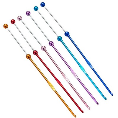 3mm Crochet Needle Metal Crochet Hook Beads Knitting Needle Crochet Supplies